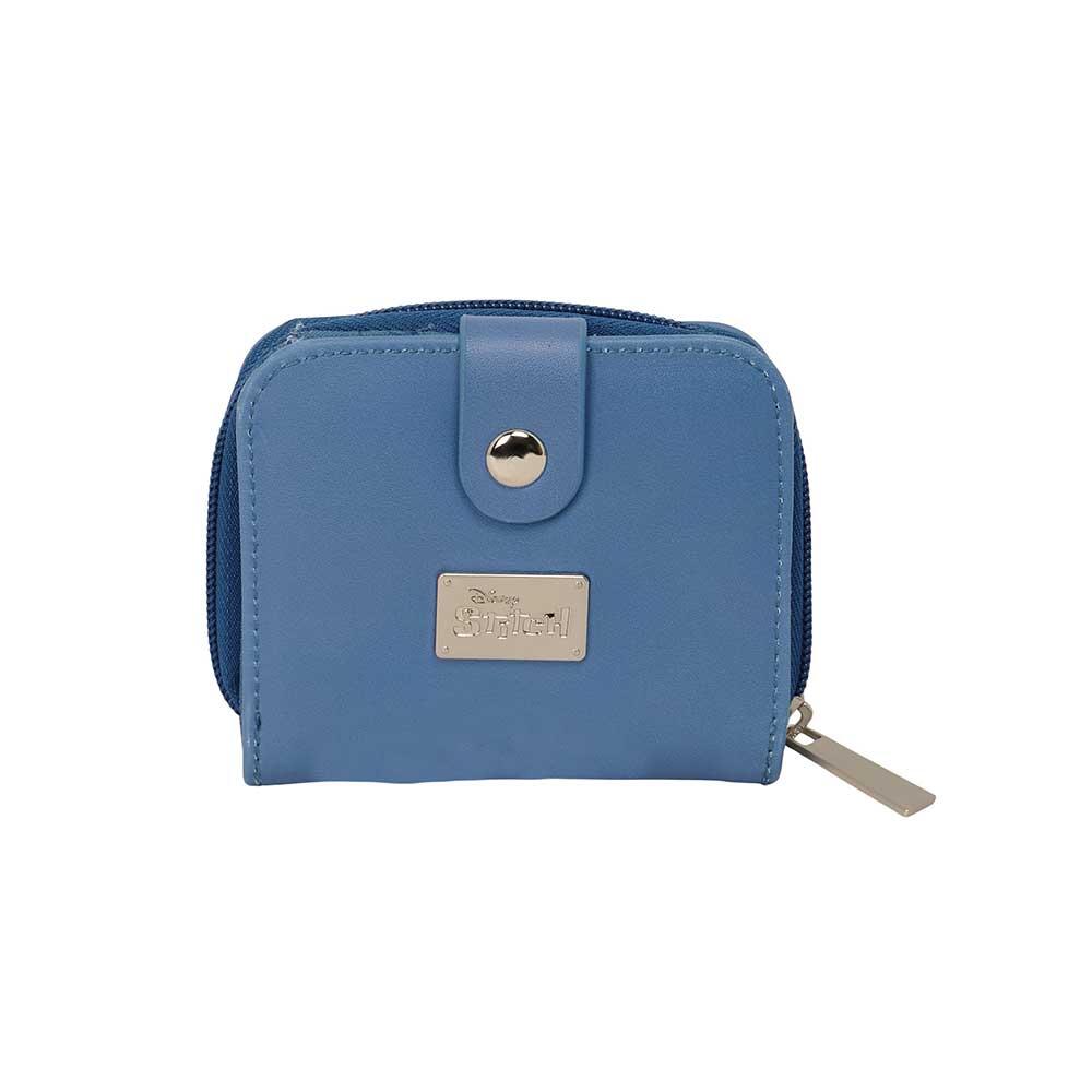 Portafoglio Stitch Kids con chiusura magnetica e portamonete con cerniera - Blu 2/3
