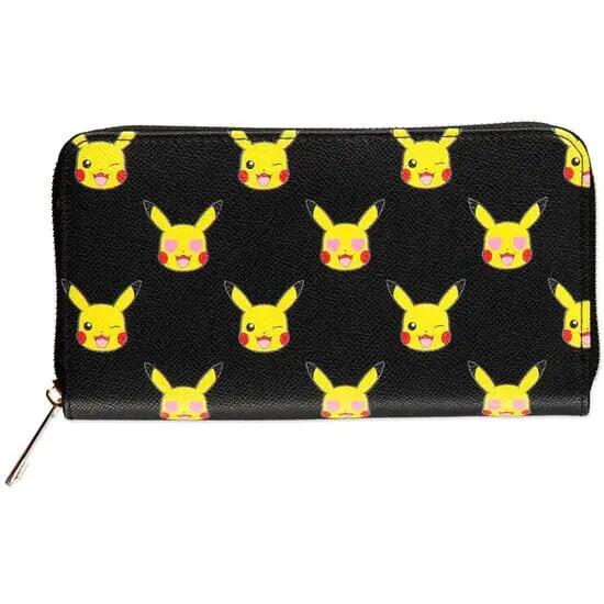Portafoglio per adulti Pokémon Pikachu in PU con cerniera, 20x11x2 cm, nero 2/2