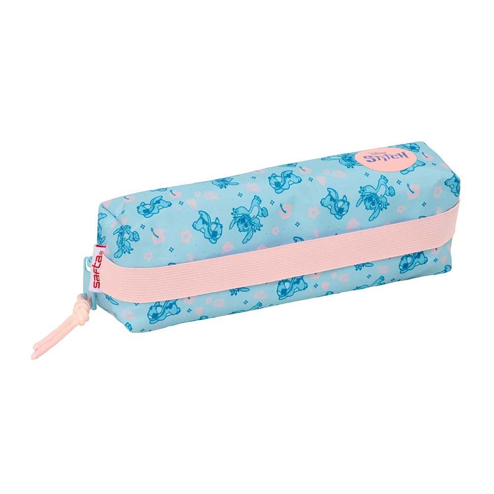 Astuccio per bambini Stitch Ohana con cerniera ed elastico, 22 cm, blu 2/3