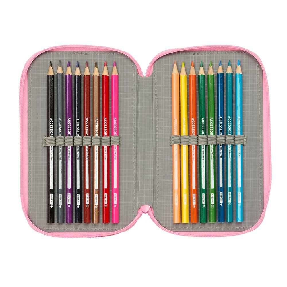 Trousse à crayons pour enfants Gabby's Dollhouse avec accessoires, rose 5/6