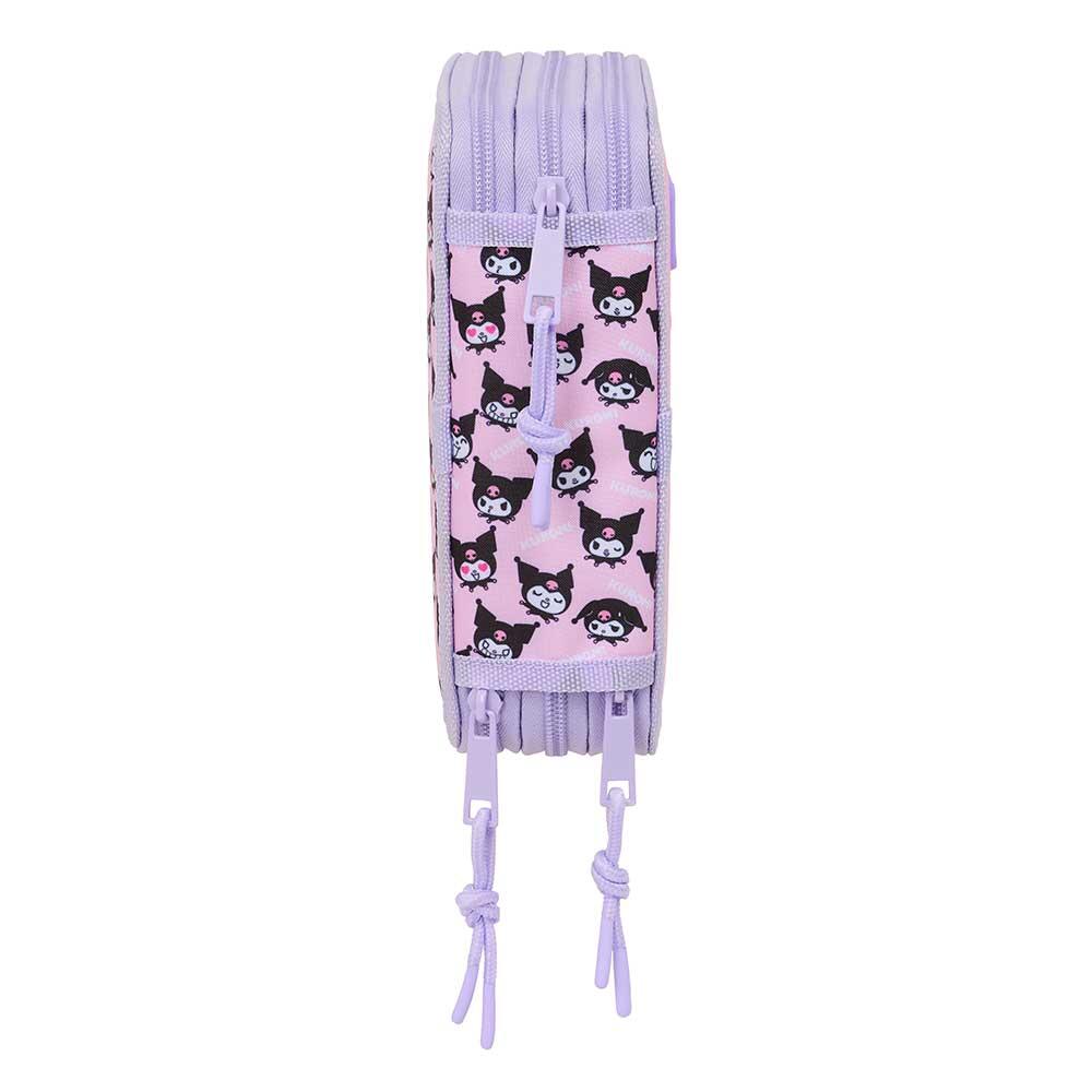 Astuccio triplo per bambini a tema K-Pop Demon Hunters, 37 pezzi con cerniera 5/7
