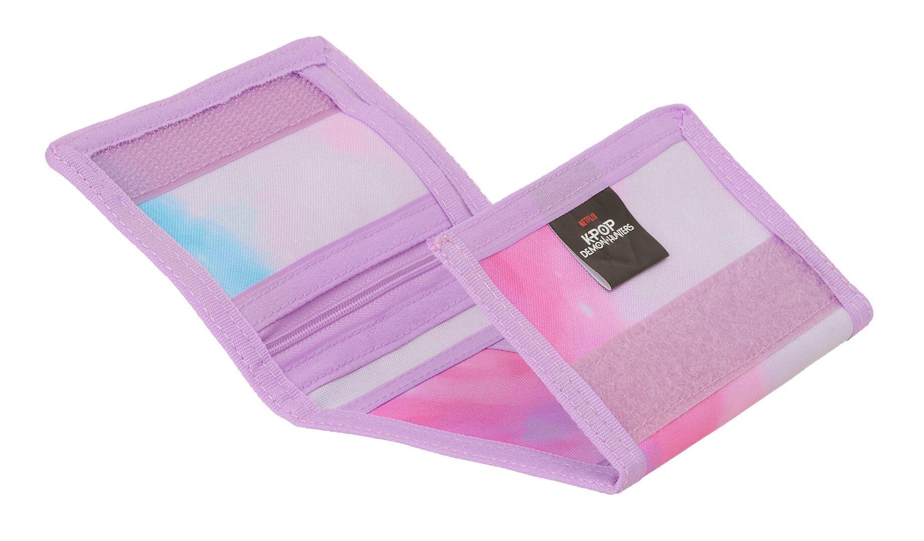 Portafoglio per bambini K-Pop Demon Hunters con chiusura in velcro e 4/4
