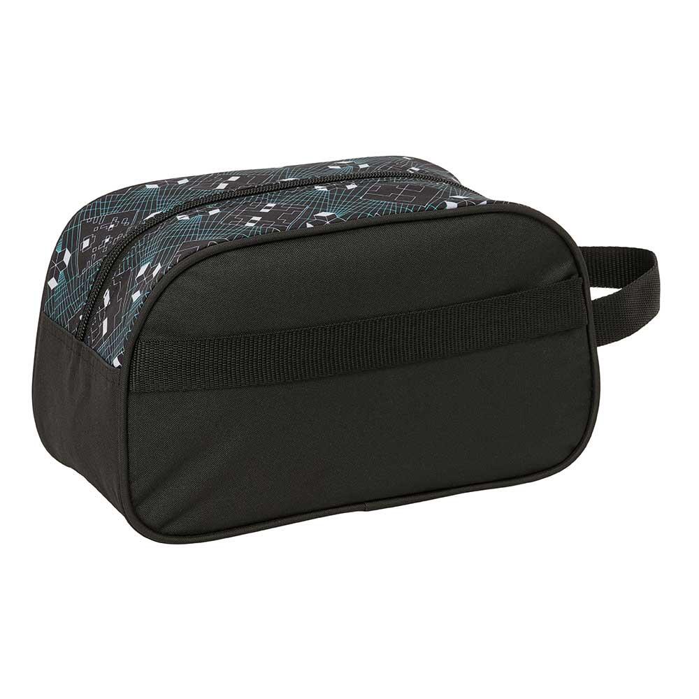 Beauty case per bambini a tema Minecraft, adattabile al trolley, con maniglia e 2/3