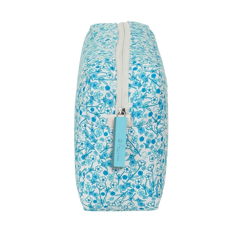 Beauty case piccolo da adulto Miffy Mum Garden, riciclato, idrorepellente, blu 3/3