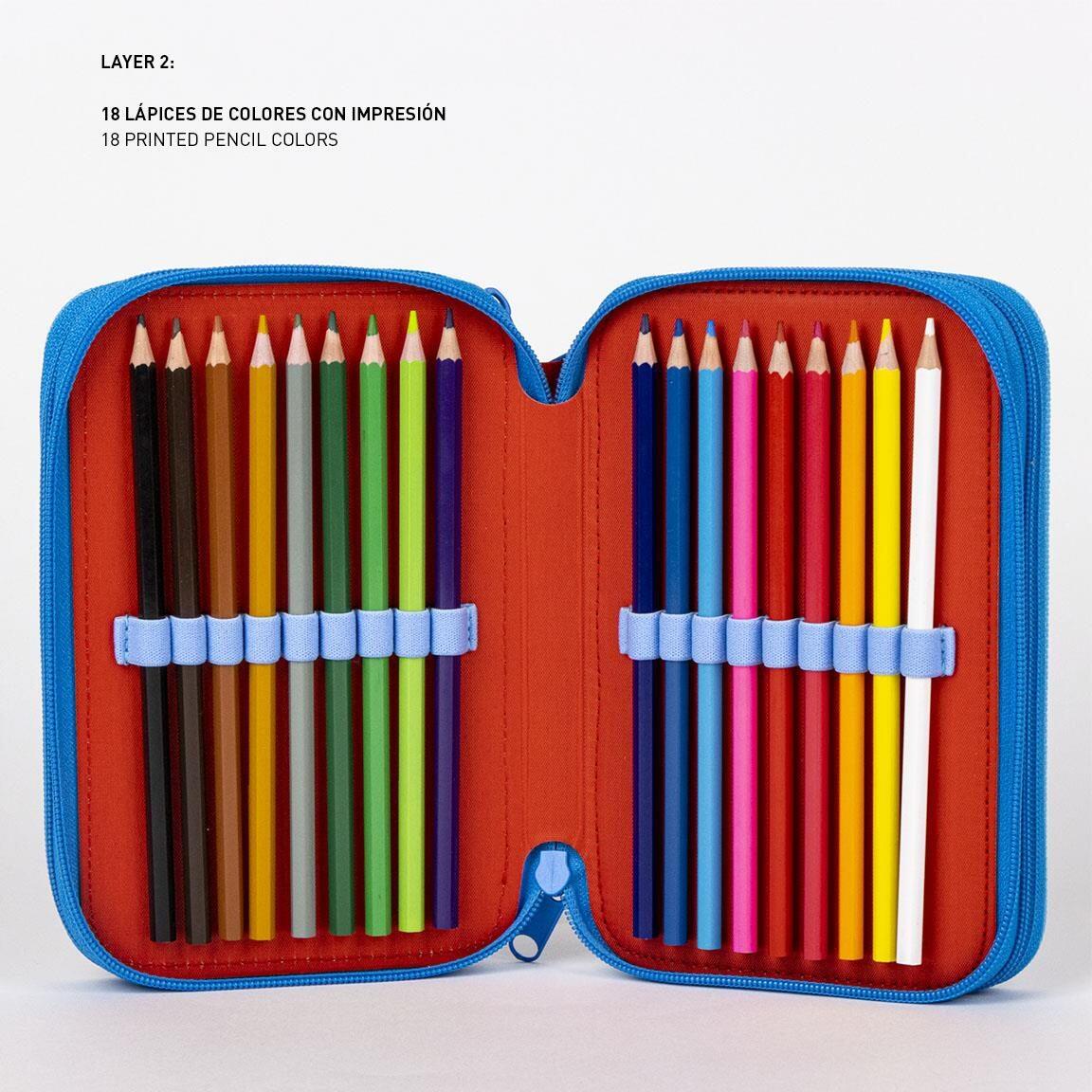 Trousse Spider-Man pour enfants avec accessoires et fermeture éclair, 3 4/6