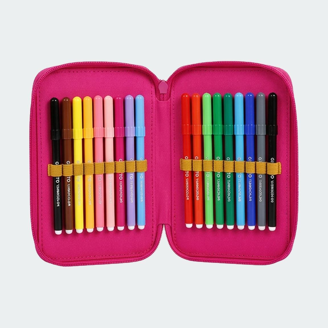 Astuccio doppio Kuromi in peluche con cerniera per bambini, 12x20x4 cm, viola 7/7