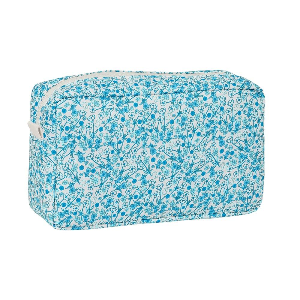 Beauty case piccolo da adulto Miffy Mum Garden, riciclato, idrorepellente, blu 2/3