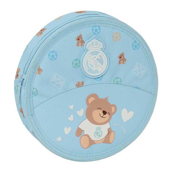 Trousse double pour enfants Real Madrid avec 29 pièces et fermeture éclair