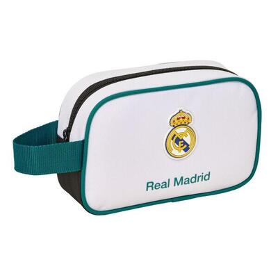 Beauty case doppio per adulti con cerniera seconda divisa del Real Madrid 24/25