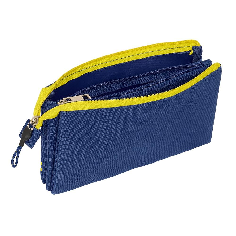 Astuccio triplo per bambini Kings League X Buyer con cerniere, blu 3/3