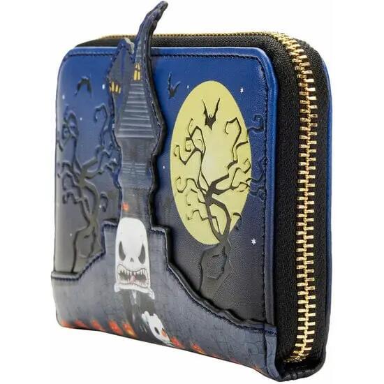 Portafoglio da adulto Nightmare Before Christmas in similpelle con cerniera 3/3