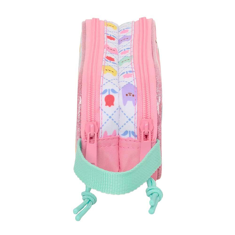 Trousse double pour enfants Gabby's Dollhouse avec fermeture éclair et poignée 3/3