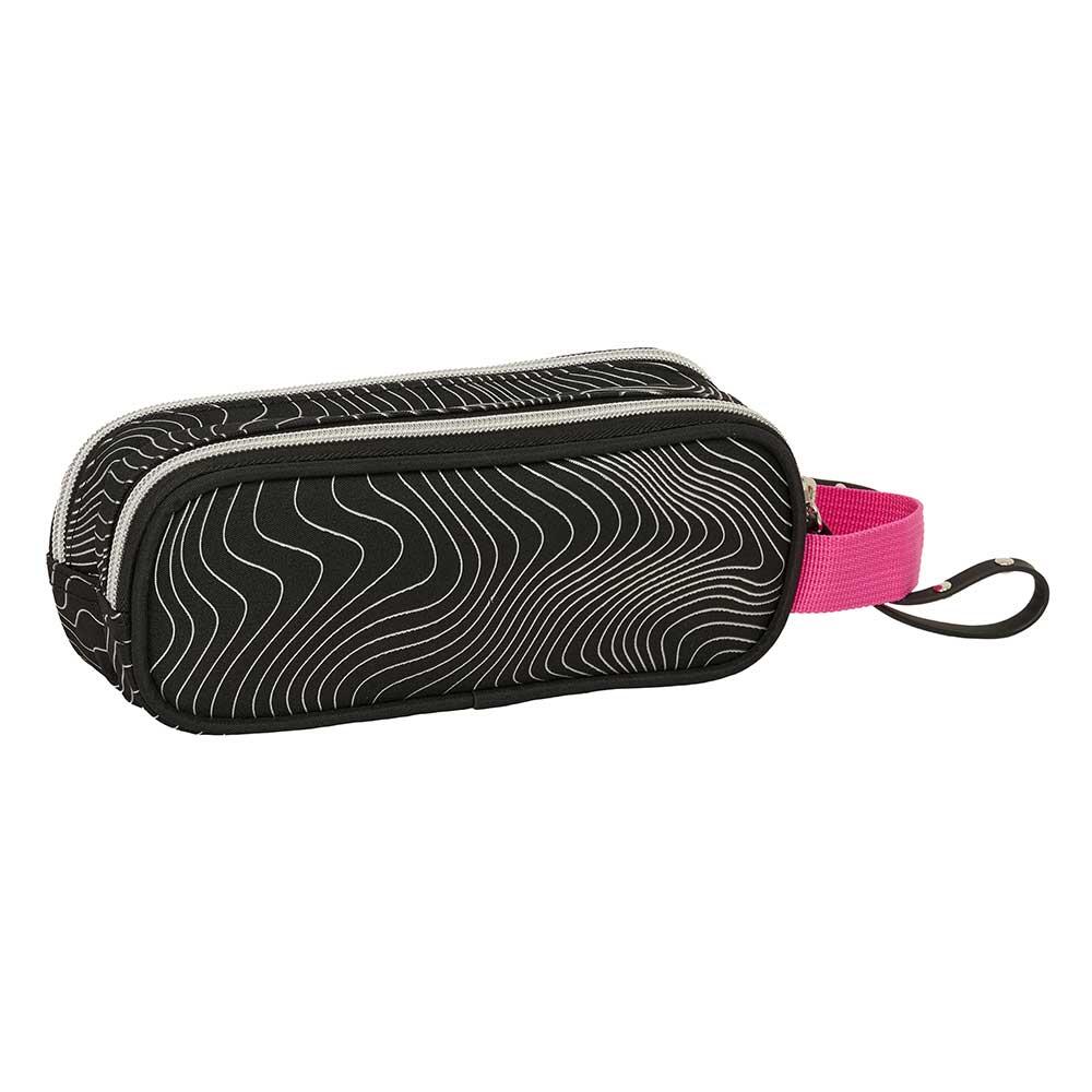Trousse double K-Pop Demon Hunters pour enfants avec fermeture éclair, violette 2/3