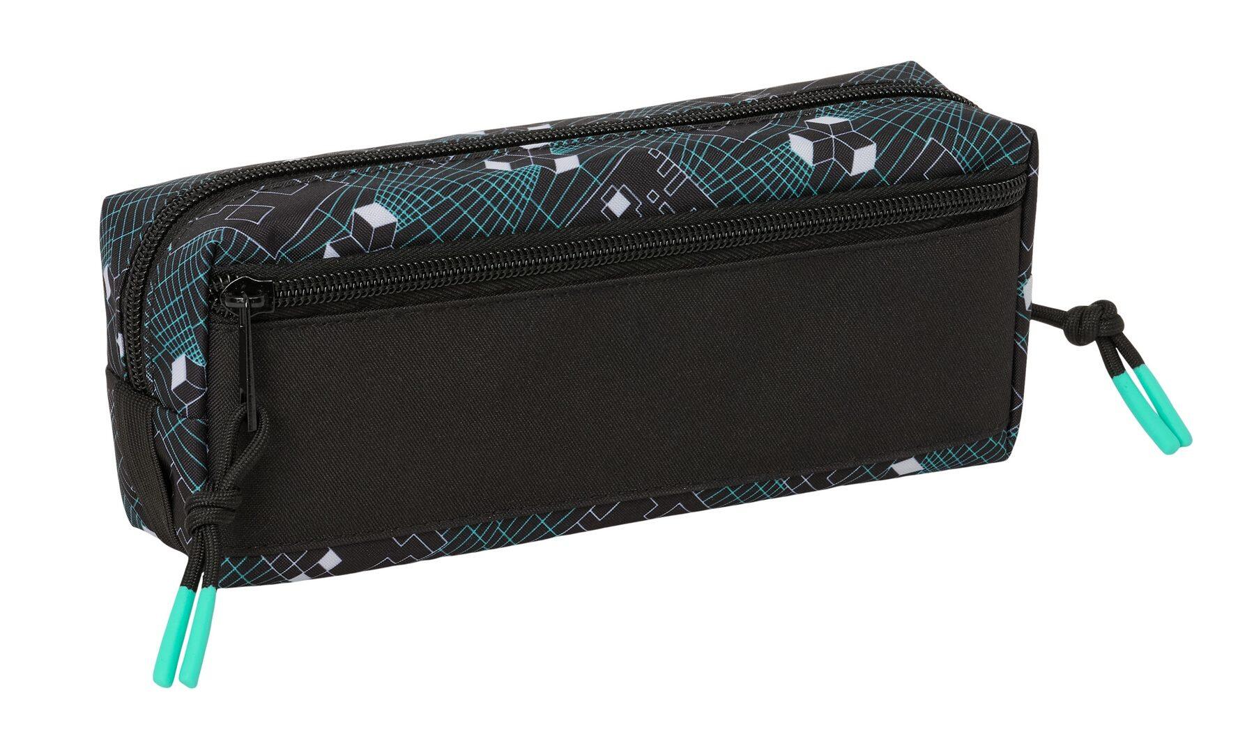 Astuccio per matite Minecraft con tripla cerniera, per bambini, 22 cm, nero 2/4