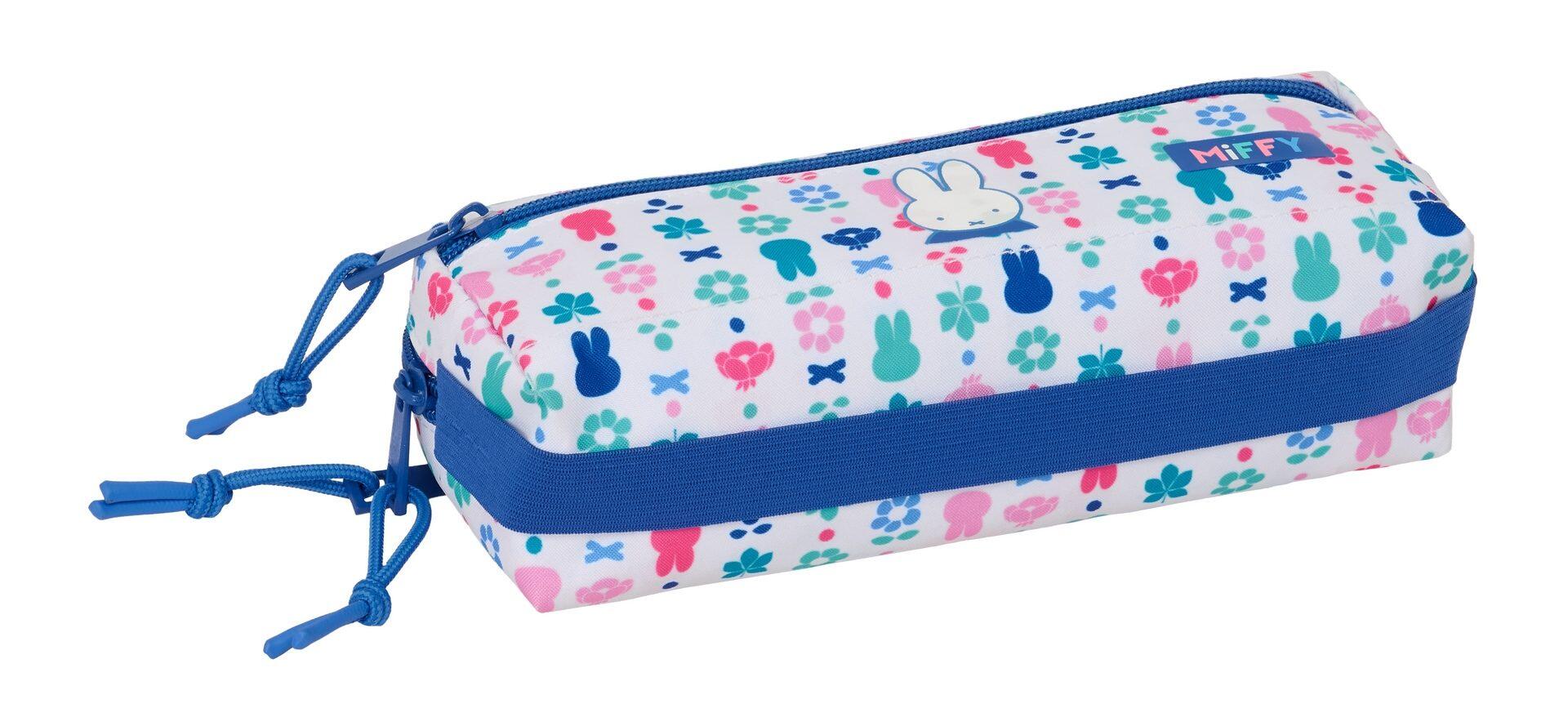 Astuccio triplo per matite di Miffy Bunny per bambini, 22 cm, con cerniere 4/4