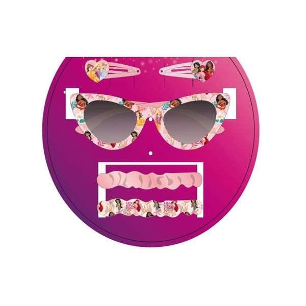 Set bellezza bambino Princess con occhiali da sole e accessori rosa 2/2