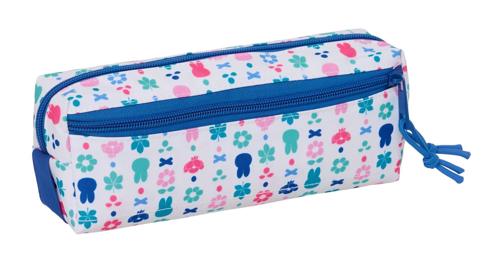 Astuccio triplo per matite di Miffy Bunny per bambini, 22 cm, con cerniere 2/4