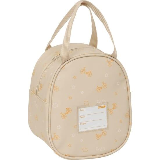 Neceser Térmico Infantil Osito con Asa y Forro de Aluminio Beige 2/4
