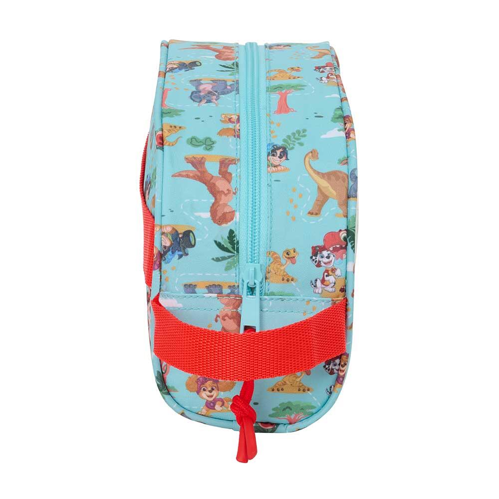 Neceser Infantil Paw Patrol Dino Rescue Adaptable a Carro Azul Turquesa 3/4