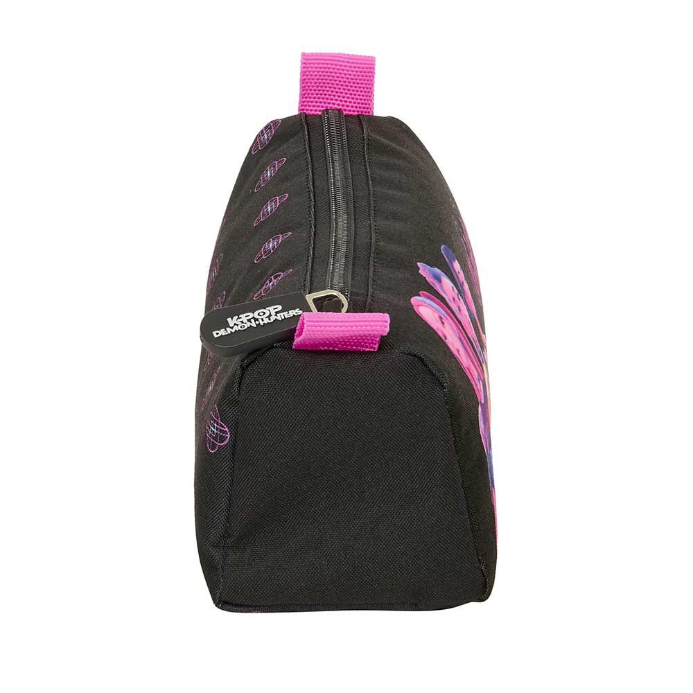 Astuccio per matite per bambini con cerniera nera a tema K-Pop Demon Hunters in 3/3