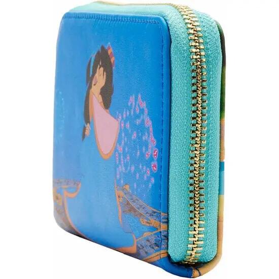 Portafoglio da adulto Aladdin Jasmine, in poliuretano con cerniera, 15x9,3 cm 3/3