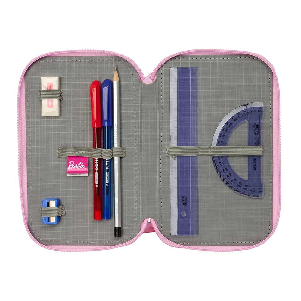Astuccio per bambini degli Avengers con accessori e cerniera, 3 scomparti, rosso 4/6