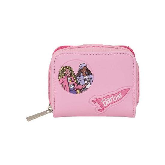 Barbie Kindergeldbörse mit Magnetverschluss und Reißverschluss – Rosa