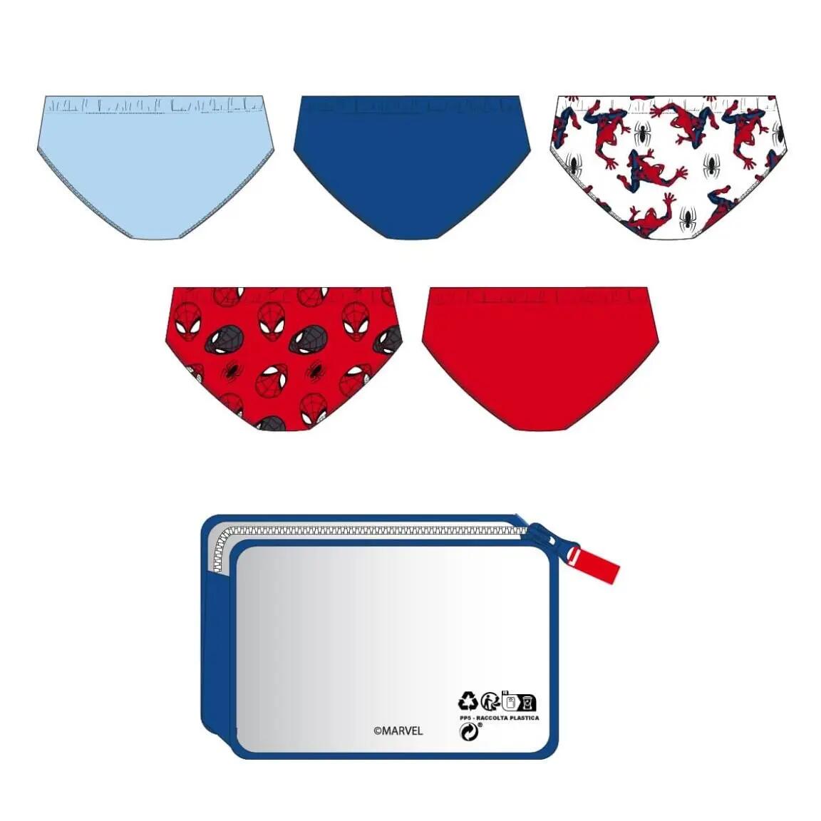Set di intimo da ragazzo Spider-Man con beauty case, 100% cotone, multicolore 4/4