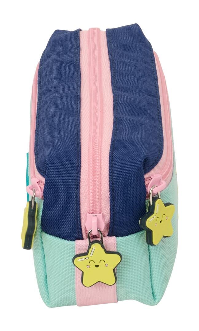Trousse pour enfants Mr. Wonderful Triple Star 22 cm Bleu Rose 3/4