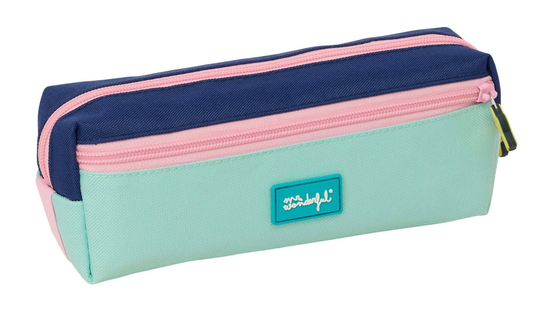 Trousse pour enfants Mr. Wonderful Triple Star 22 cm Bleu Rose 2/4