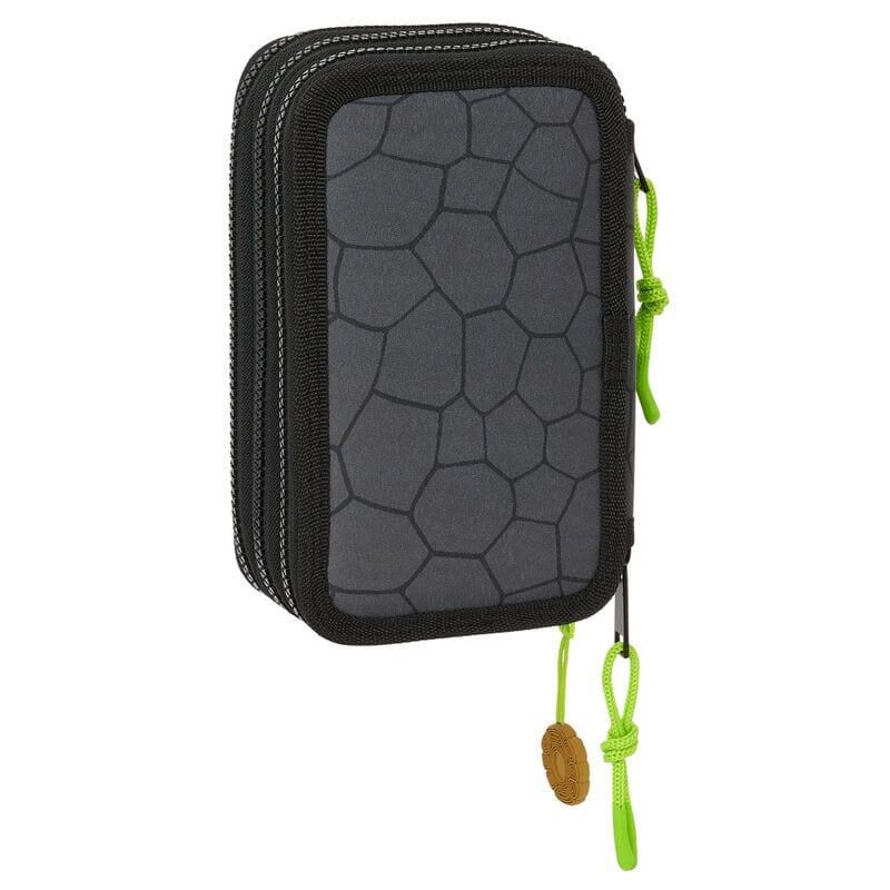 Astuccio doppio The Mandalorian per bambini con 28 pezzi e cerniera, nero 2/4