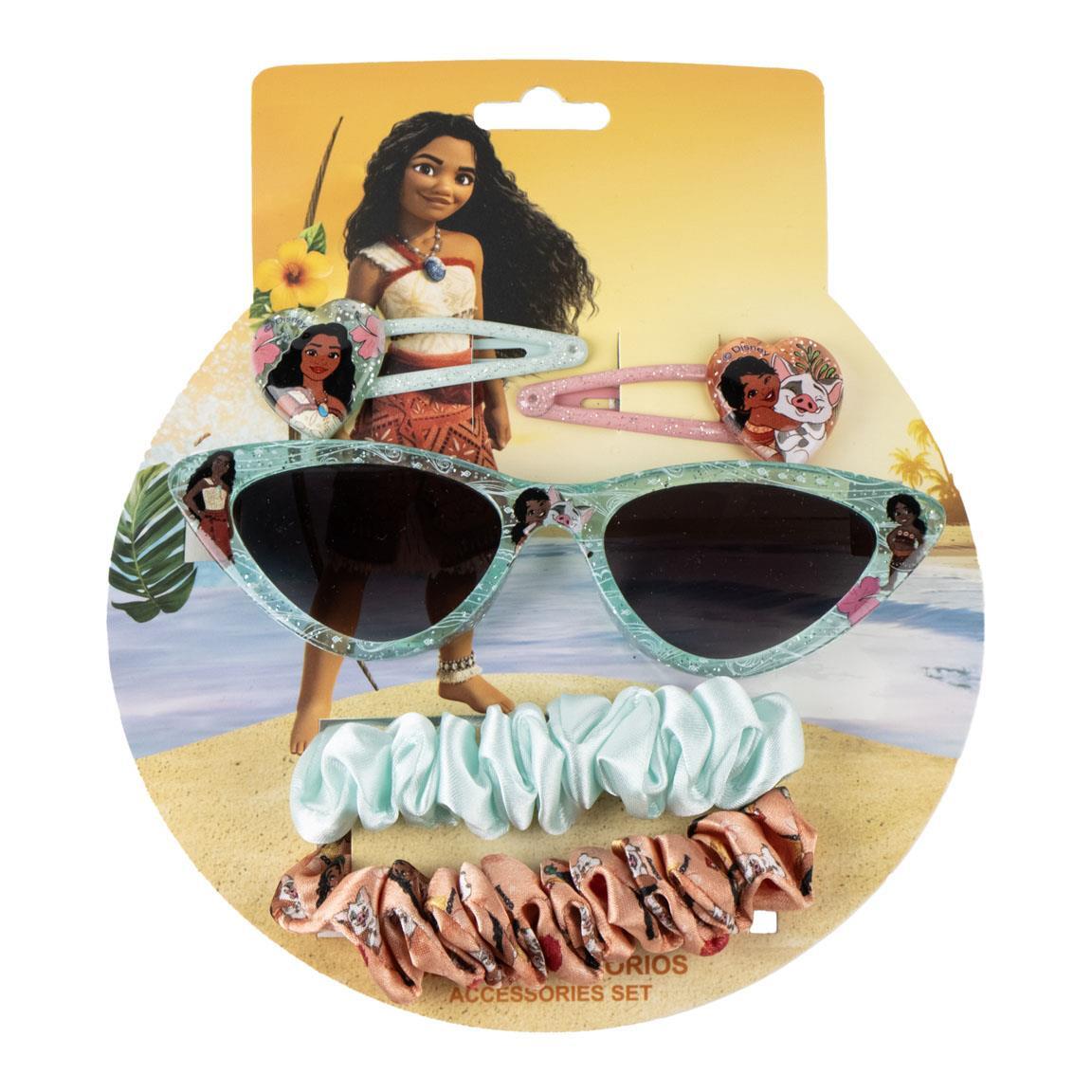 Set beauté enfant Moana avec lunettes de soleil et accessoires bleu clair 1/6