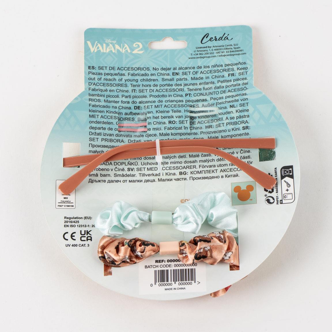 Set beauté enfant Moana avec lunettes de soleil et accessoires bleu clair 6/6