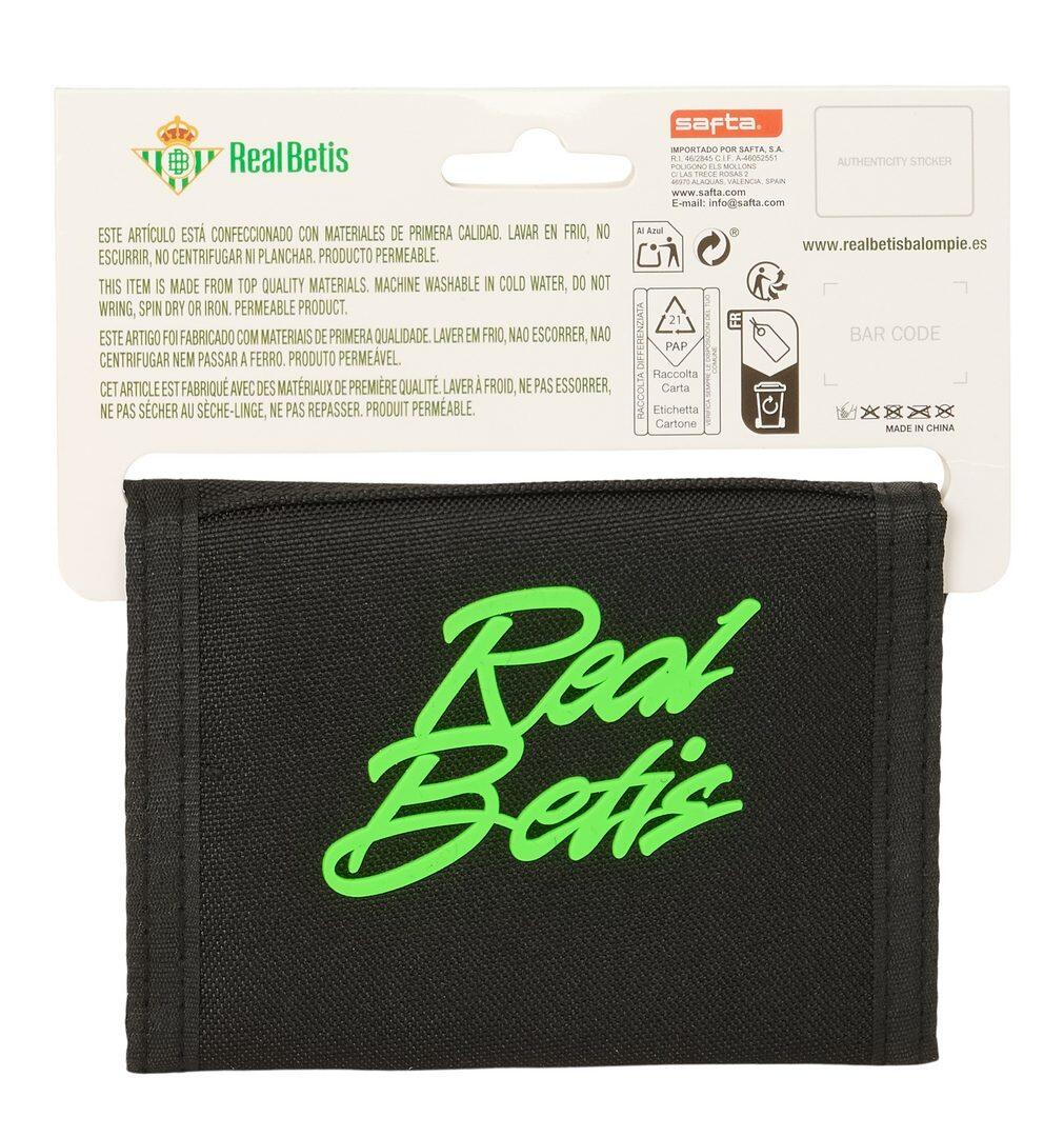 Portefeuille adulte Real Betis Balompié avec fermeture Velcro et porte-monnaie 2/2