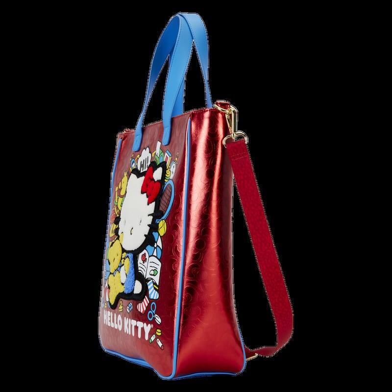Bolsa Hello Kitty para Adultos com Porta-Moedas 27,5x32,5x10 cm Vermelha 3/4
