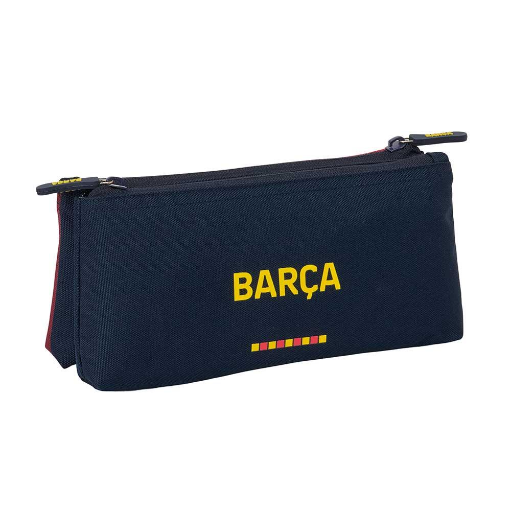 Neceser Doble Infantil FC Barcelona con 2 Cremalleras Azul Marino 2/3