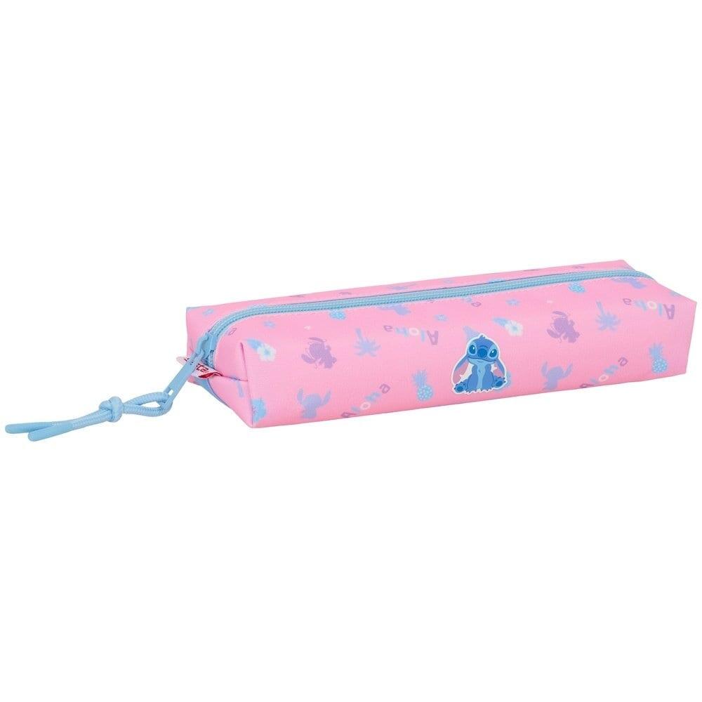 Estuche Portatodo Infantil Stitch Bright con Cremallera 22 cm Rosa 4/6