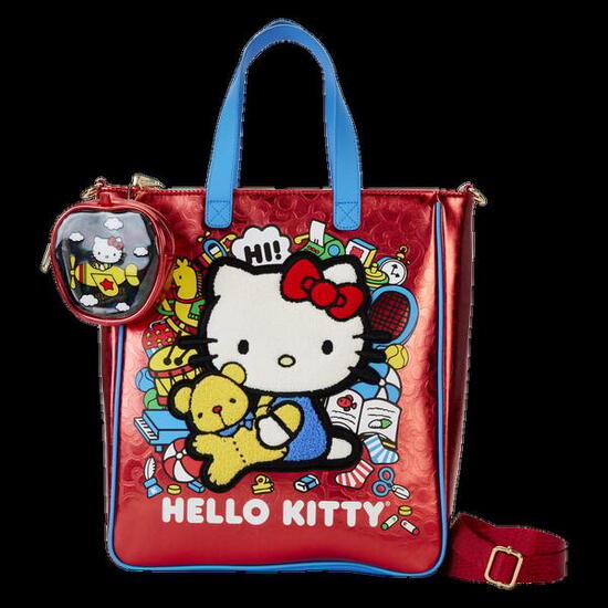 Sac à main Hello Kitty pour adulte avec porte-monnaie, 27,5 x 32,5 x 10 cm
