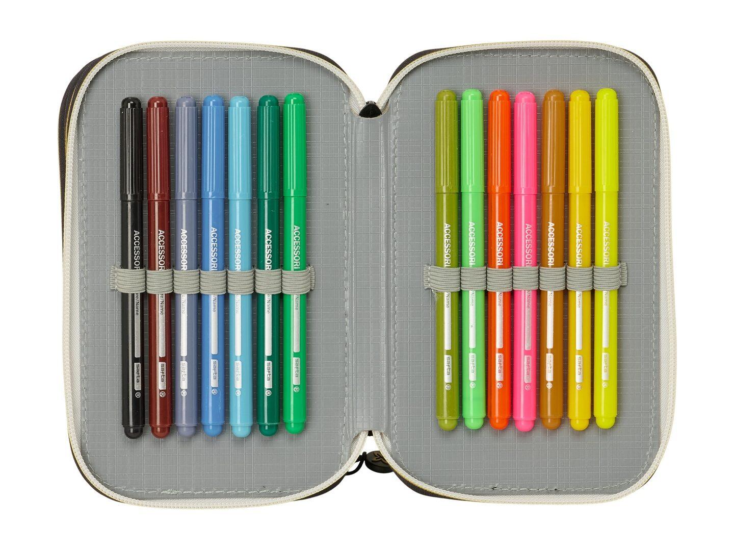Astuccio triplo per bambini con 37 scomparti e cerniera, a tema Il Re Leone 6/6