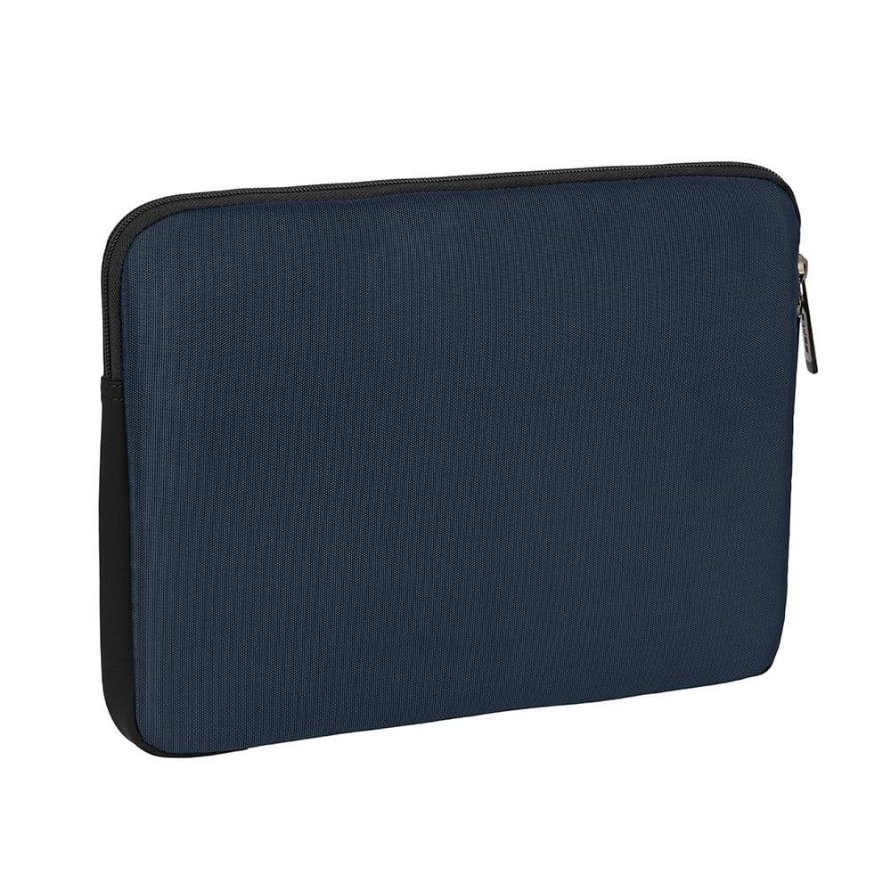 Capa acolchoada adulto para portátil 10″ de poliéster azul-marinho 2/2