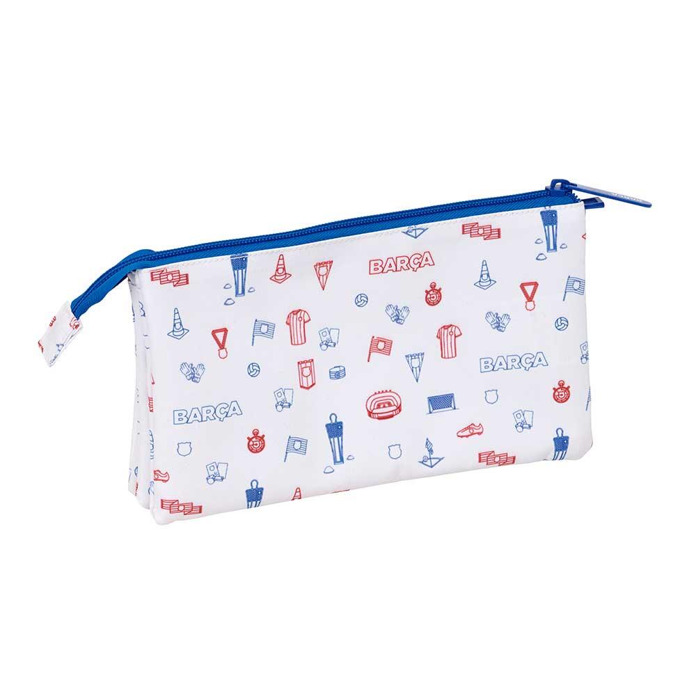 Trousse FC Barcelone à trois compartiments et fermeture éclair pour enfants 2/3