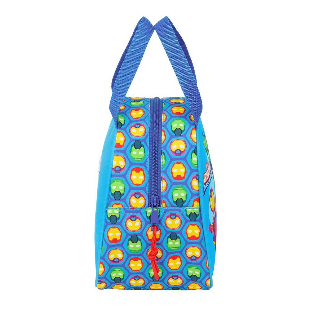 Borsa da toilette termica per bambini Iron Man con manico e rivestimento interno 3/4