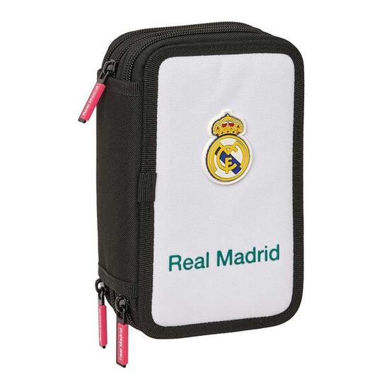 Real Madryt piórnik z wyposażeniem triple filled pencil case 37 pcs