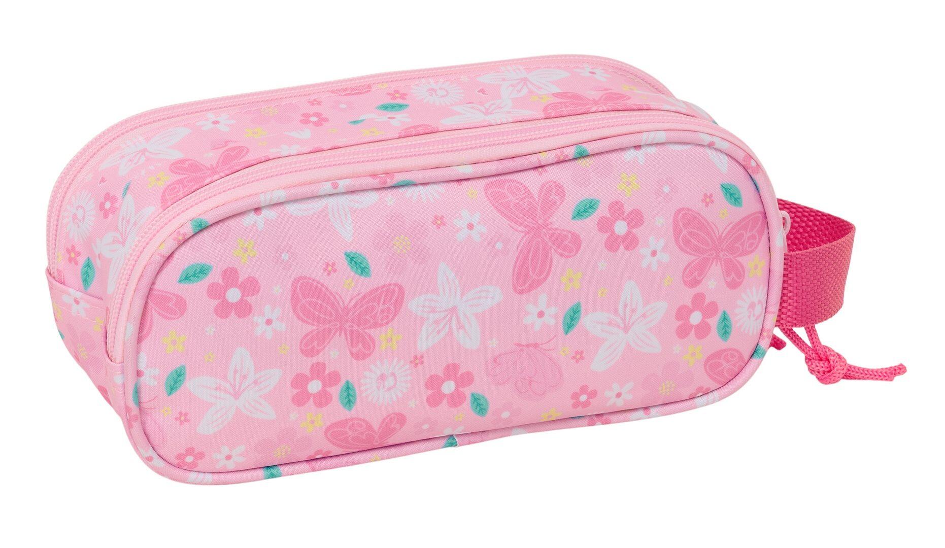 Trousse à crayons Barbie Ballet Triple pour enfants, avec 3 compartiments et 2/3