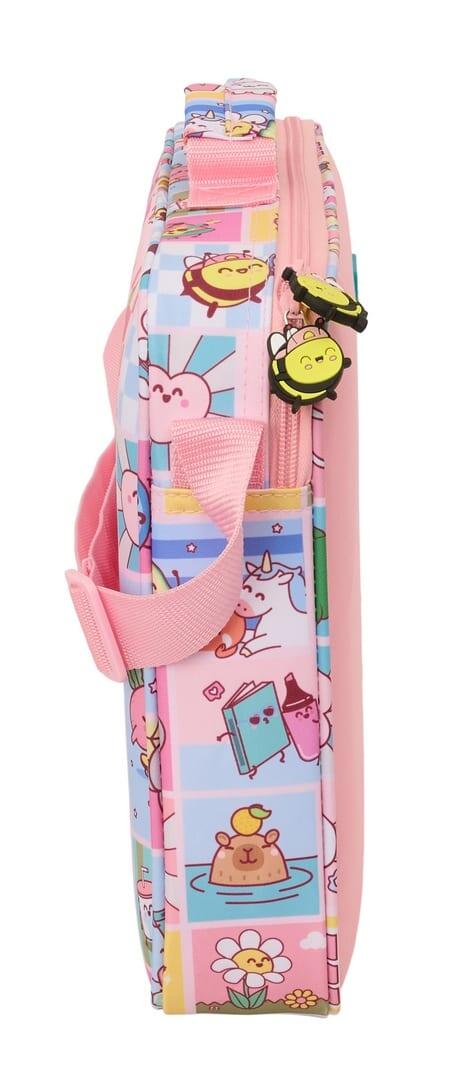 Portafoglio per bambini Mr. Wonderful Comic con tracolla regolabile, rosa 3/3