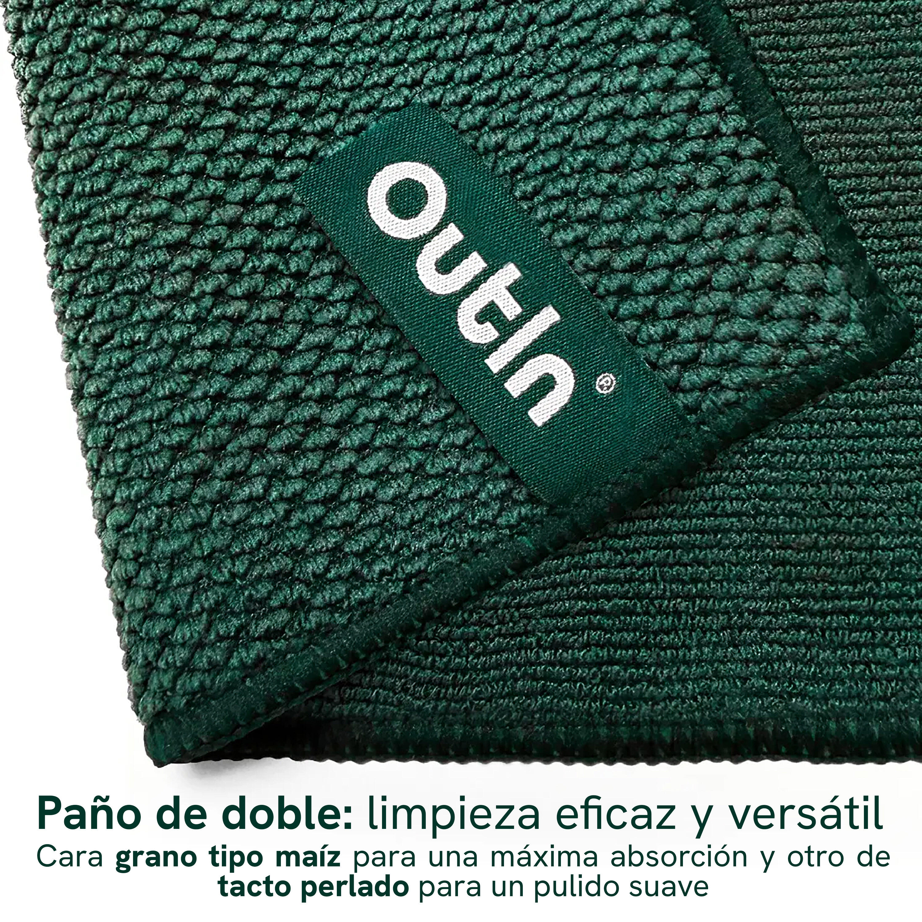 Outin Barista, set de 2 toallas de microfibra, verde 3/5