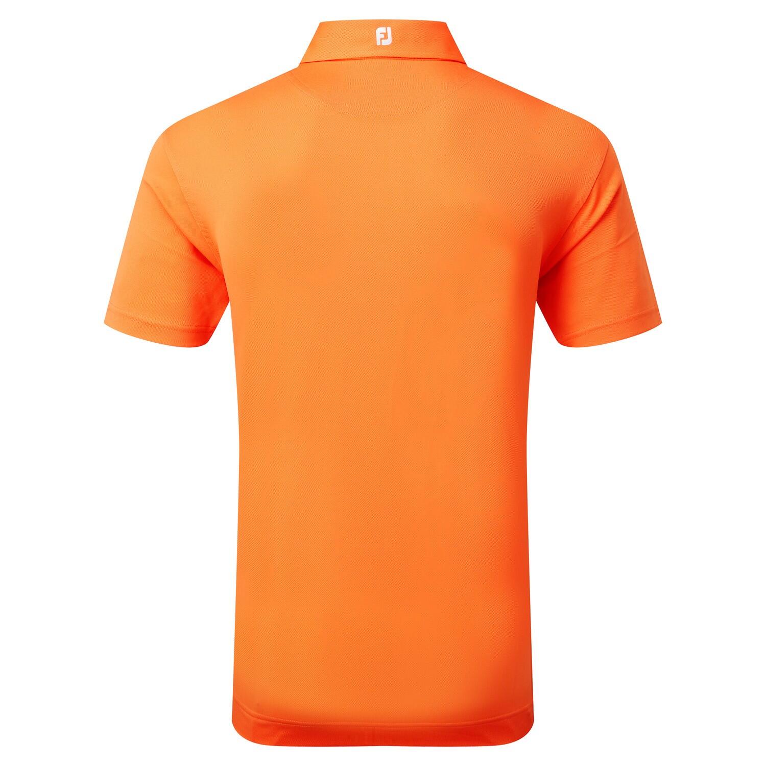 FOOTJOY Polo De Golf  Homme  Stretch Pique  Orange 4/4