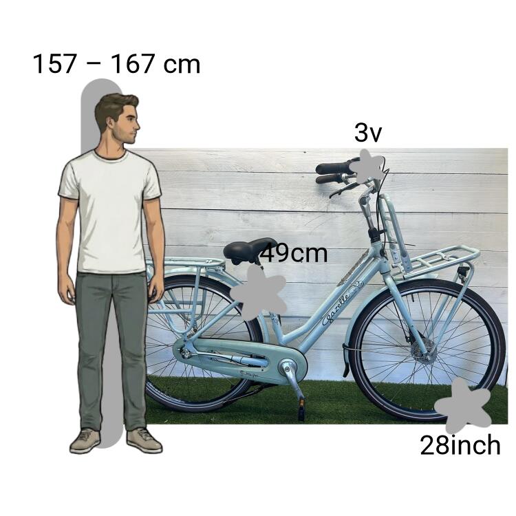 Bicicleta usada Gazelle Miss Grace 2/4