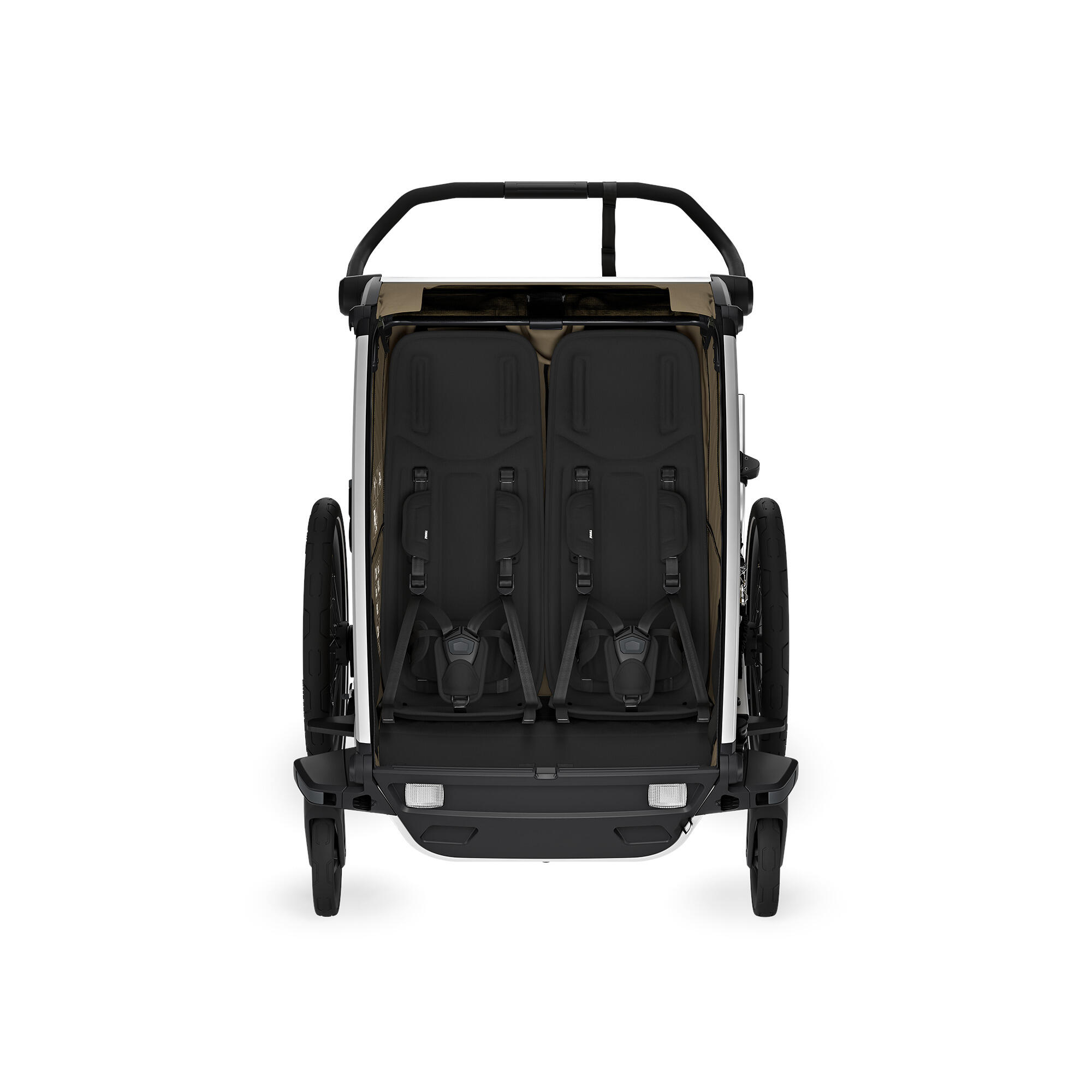 THULE Chariot Cross 2 Double rimorchio per bambini Faded Khaki 4/8