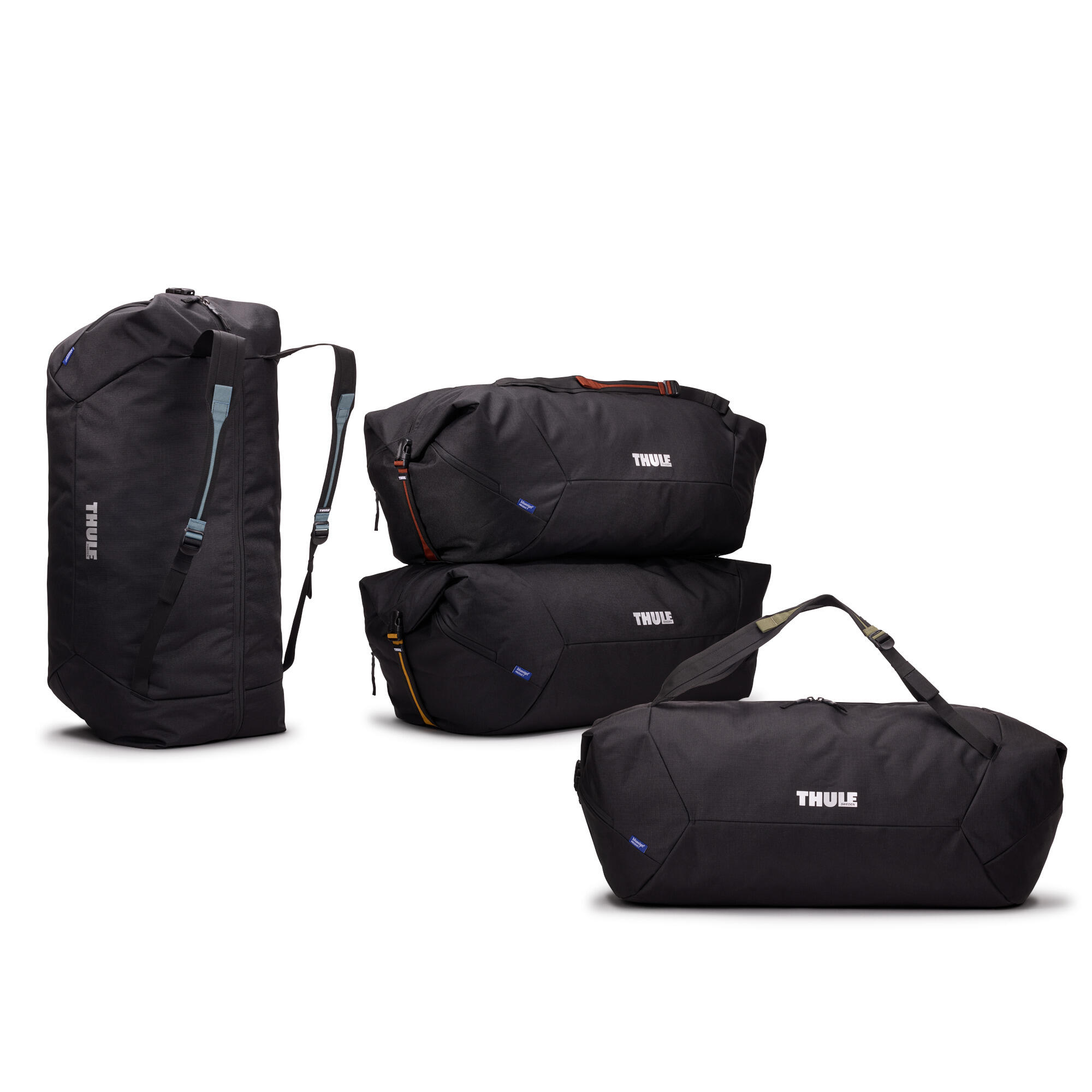 Coffres et galeries Accessoire Thule GoPack duffel set Black 75 BLACK 75 LITRES 6/6